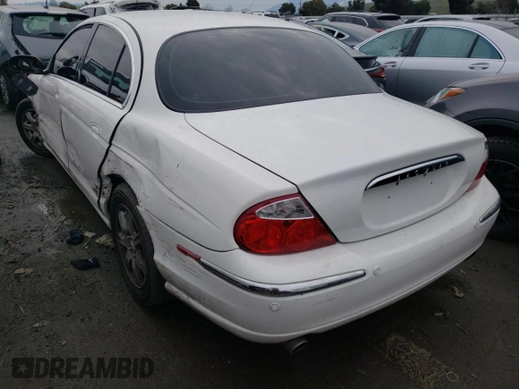 2003 Jaguar S-Type with VIN SAJEA01T43FM87170, listed as a Copart auction lot 41265364 with 79,273 mi miles and Non Repairable. Bid and sale history available at DreamBid. Image 2.