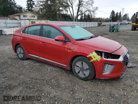 2020 Hyundai Ioniq SE z VIN KMHC75LC6LU235426, wystawiony jako Copart lot #49510765 z przebiegiem 78 575 mil mil oraz Szkoda całkowita • Salvage title. Historia ofert i sprzedaży dostępna na DreamBid. Obrazek 4.