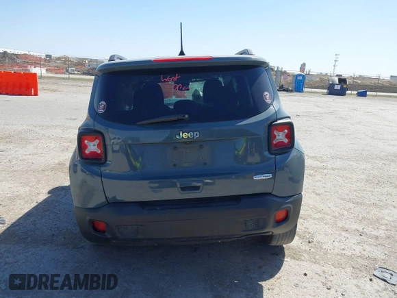 2018 Jeep Renegade Latitude with VIN ZACCJABB1JPH59251, listed as a IAAI auction lot 41851930 with Not provided miles and . Bid and sale history available at DreamBid. Image 16.