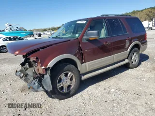 2006 Ford Expedition Eddie Bauer with VIN 1FMFU17546LA79665, listed as a Copart auction lot 50339615 with 159,145 mi miles and Salvage Title. Bid and sale history available at carsss.com. Image 1.