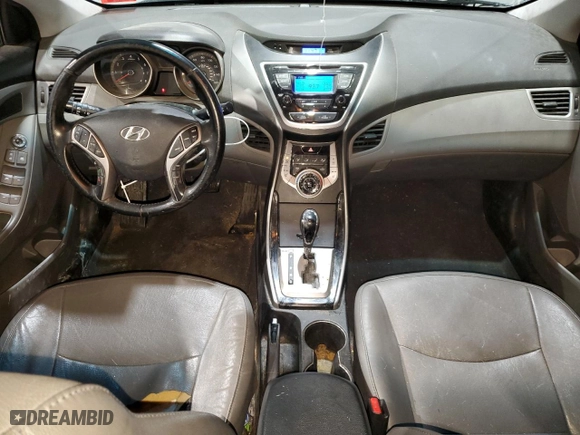 2013 Hyundai Elantra Limited PZEV with VIN 5NPDH4AE9DH293367, listed as a Copart auction lot 42406695 with 132,008 mi miles and Salvage Title. Bid and sale history available at carsss.com. Image 8.