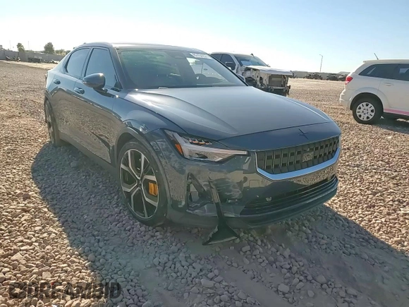 2022 Polestar 2 with VIN LPSED3KA6NL055049, listed as a Copart auction lot 87434224 with 24,421 mi miles and Salvage Title. Bid and sale history available at carsss.com. Image 10.
