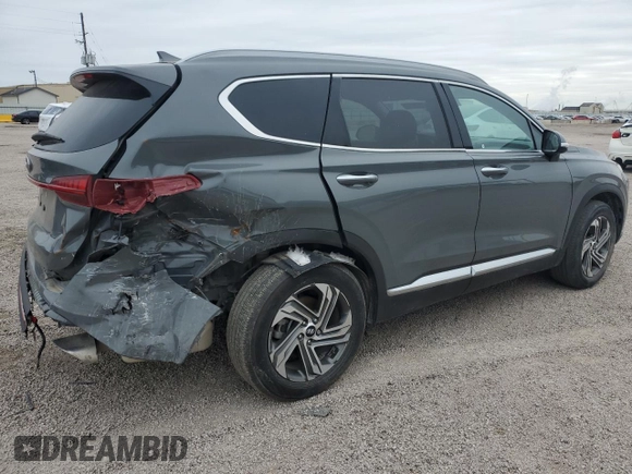 2021 Hyundai Santa Fe SEL with VIN 5NMS64AJ6MH314506, listed as a Copart auction lot 89408985 with 52,219 mi miles and Clean Title. Bid and sale history available at carsss.com. Image 3.