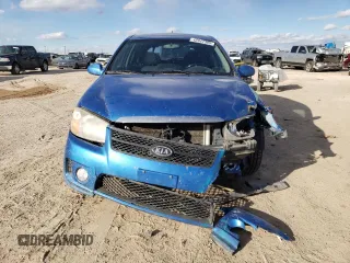 2007 Kia Spectra with VIN KNAFE161475002250, listed as a Copart auction lot 42347305 with 169,351 mi miles and Salvage Title. Bid and sale history available at carsss.com. Image 5.
