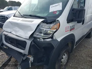 2019 Ram ProMaster Cargo Van with VIN 3C6TRVBG9KE557100, listed as a IAAI auction lot 41650570 with 58,469 mi miles. Bid and sale history available at carsss.com. Image 6.