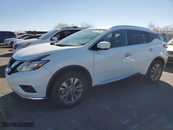 2015 Nissan Murano SL with VIN 5N1AZ2MH8FN244654, listed as a Copart auction lot 50277105 with 89,250 mi miles and Clean Title. Bid and sale history available at carsss.com. Image 1.