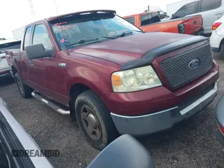 2005 Ford F-150 STX with VIN 1FTRX12W95NB48393, listed as a IAAI auction lot 42101396 with 150,043 mi miles and . Bid and sale history available at DreamBid. Image 1.