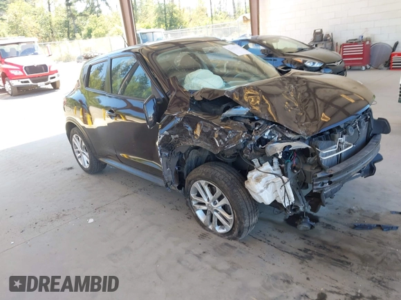 2015 Nissan Juke S with VIN JN8AF5MV1FT559946, listed as a IAAI auction lot 42688078 with 121,063 mi miles and . Bid and sale history available at DreamBid. Image 1.