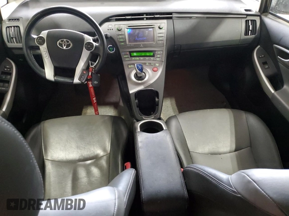 2013 Toyota Prius One with VIN JTDKN3DUXD1732791, listed as a Copart auction lot 51129815 with 150,105 mi miles and Salvage Title. Bid and sale history available at carsss.com. Image 8.