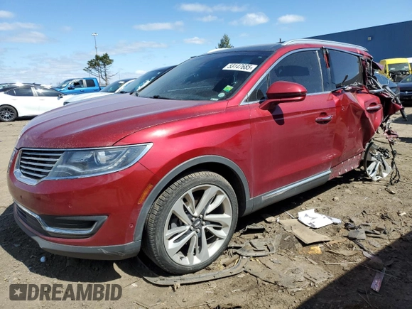 2017 Lincoln MKX Reserve с VIN 2LMPJ8LP6HBL47281, выставлен на аукционе Copart как лот 53147685 с пробегом 100 301 миль миль и Чистый • Clean title. История ставок и продаж доступна на DreamBid. Изображение 1.
