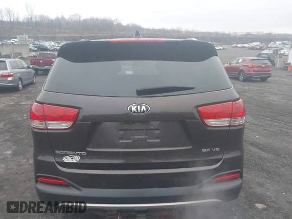2016 Kia Sorento EX with VIN 5XYPHDA57GG007122, listed as a IAAI auction lot 41866081 with 79,534 mi miles. Bid and sale history available at carsss.com. Image 16.