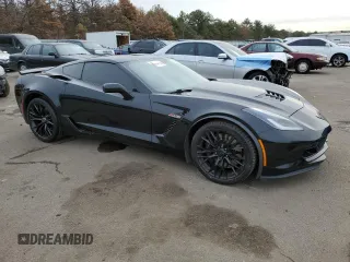 2016 Chevrolet Corvette with VIN NY75018, listed as a Copart auction lot 57996654 with 53,270 mi miles and Salvage title. Bid and sale history available at DreamBid. Image 4.
