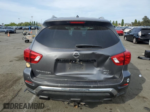 2017 Nissan Pathfinder Platinum with VIN 5N1DR2MMXHC604953, listed as a Copart auction lot 55283425 with 115,455 mi miles and Clean title. Bid and sale history available at DreamBid. Image 6.