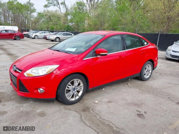 2012 Ford Focus SEL with VIN 1FAHP3H27CL387807, listed as a IAAI auction lot 42056056 with 113,194 mi miles. Bid and sale history available at carsss.com. Image 2.