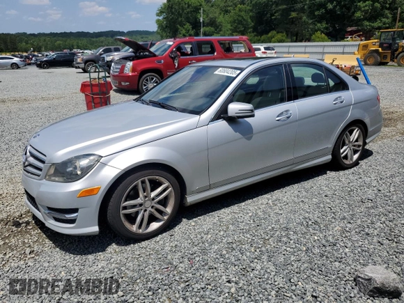 2013 Mercedes-Benz C 250 Sport with VIN WDDGF4HB7DR291548, listed as a Copart auction lot 60804205 with 176,578 mi miles and Clean title. Bid and sale history available at DreamBid. Image 1.