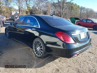 2015 Mercedes-Benz S 550 with VIN WDDUG8CB7FA136854, listed as a IAAI auction lot 41275894 with 99,730 mi miles and . Bid and sale history available at carsss.com. Image 3.