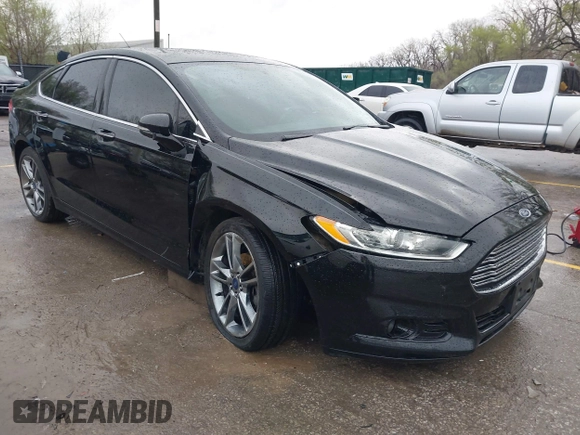 2016 Ford Fusion Titanium with VIN 3FA6P0K90GR273795, listed as a IAAI auction lot 41931175 with 108,531 mi miles and . Bid and sale history available at carsss.com. Image 1.