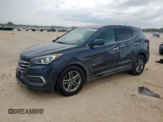 2018 Hyundai Santa Fe 2.4L with VIN 5NMZTDLB4JH062697, listed as a Copart auction lot 60356925 with 131,111 mi miles and Salvage title. Bid and sale history available at DreamBid. Image 1.