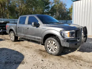 2018 Ford F-150 XL with VIN 1FTEW1E54JKF87680, listed as a Copart auction lot 49551715 with 144,495 mi miles and Non Repairable. Bid and sale history available at carsss.com. Image 4.