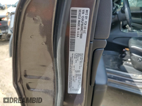 2021 Jeep Grand Cherokee 80th Anniversary with VIN 1C4RJFBG6MC779569, listed as a Copart auction lot 49483285 with 37,586 mi miles and Salvage title. Bid and sale history available at DreamBid. Image 13.