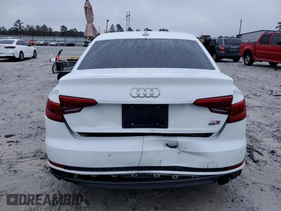 2017 Audi A4 Premium Plus with VIN WAULNAF48HN009281, listed as a Copart auction lot 82388984 with 109,894 mi miles and Salvage Title. Bid and sale history available at carsss.com. Image 6.