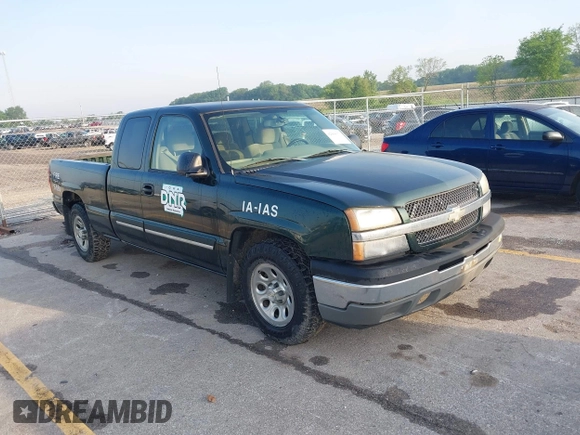 2005 Chevrolet Silverado 1500 LS z VIN 1GCEC19Z45Z290847, wystawiony jako IAAI lot #42400070 z przebiegiem 110 513 mil mil oraz . Historia ofert i sprzedaży dostępna na DreamBid. Obrazek 1.