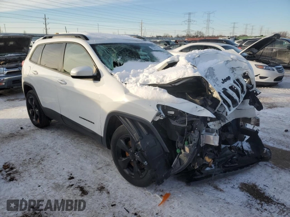 2016 Jeep Cherokee Latitude with VIN 1C4PJMCB2GW111981, listed as a Copart auction lot 45676165 with 0 mi miles and Salvage Title. Bid and sale history available at carsss.com. Image 4.