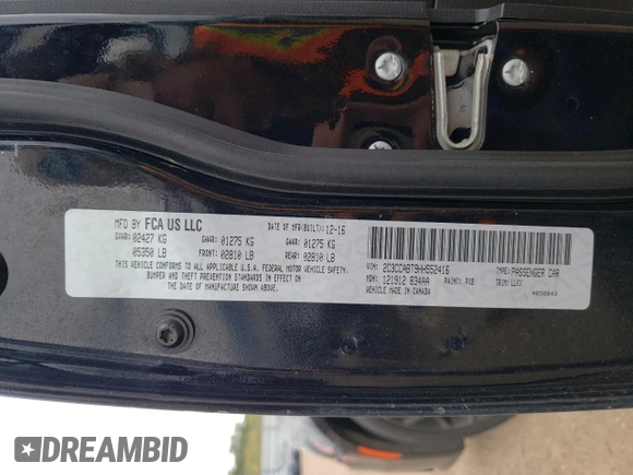 2017 Chrysler 300 S Alloy Edition with VIN 2C3CCABT9HH552416, listed as a Copart auction lot 71270714 with 103,938 mi miles and Salvage Title. Bid and sale history available at DreamBid. Image 11.