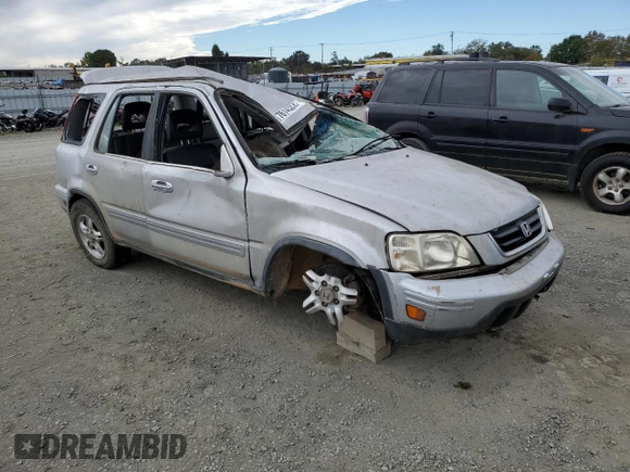 2001 Honda CR-V SE with VIN JHLRD18751C033260, listed as a Copart auction lot 76145264 with 246,276 mi miles and Salvage Title. Bid and sale history available at carsss.com. Image 4.