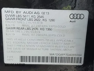 2013 Audi Q5 Premium Plus с VIN WA1DGAFP7DA069284, выставлен на аукционе IAAI как лот 41909339 с пробегом 105 457 миль миль и . История ставок и продаж доступна на DreamBid. Изображение 9.