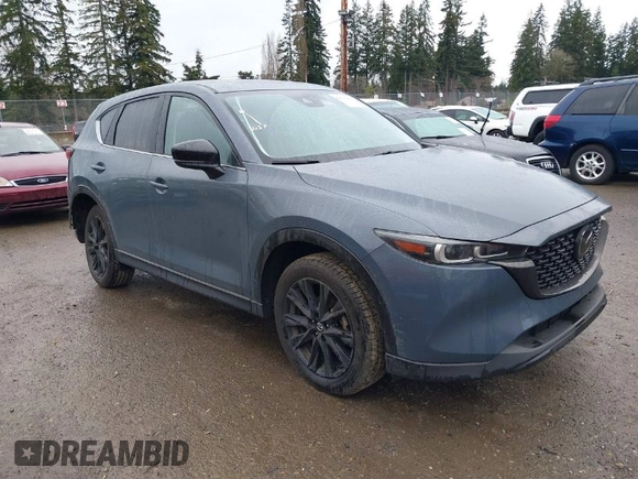 2023 Mazda CX-5 2.5 S Carbon Edition with VIN JM3KFBCM3P0133600, listed as a IAAI auction lot 41693803 with 42,323 mi miles. Bid and sale history available at carsss.com. Image 1.