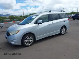 2014 Nissan Quest S with VIN JN8AE2KP7E9100163, listed as a IAAI auction lot 42235765 with 134,016 mi miles and . Bid and sale history available at DreamBid. Image 2.