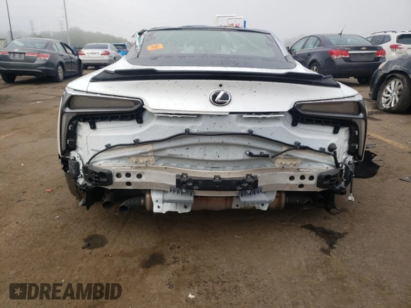 2018 Lexus LC 500h z VIN JTHHP5AY9JA000511, wystawiony jako Copart lot #72041014 z przebiegiem Nie podano mil oraz Szkoda całkowita • Salvage title. Historia ofert i sprzedaży dostępna na DreamBid. Obrazek 6.