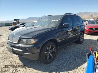2006 BMW X5 4.4i with VIN 5UXFB53576LV24809, listed as a Copart auction lot 71479414 with 107,792 mi miles and Salvage Title. Bid and sale history available at carsss.com. Image 1.