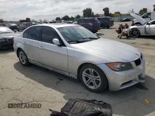 2008 BMW 3 Series 328i with VIN WBAVC53588FZ85588, listed as a Copart auction lot 53753025 with 134,650 mi miles and Salvage Title. Bid and sale history available at carsss.com. Image 4.