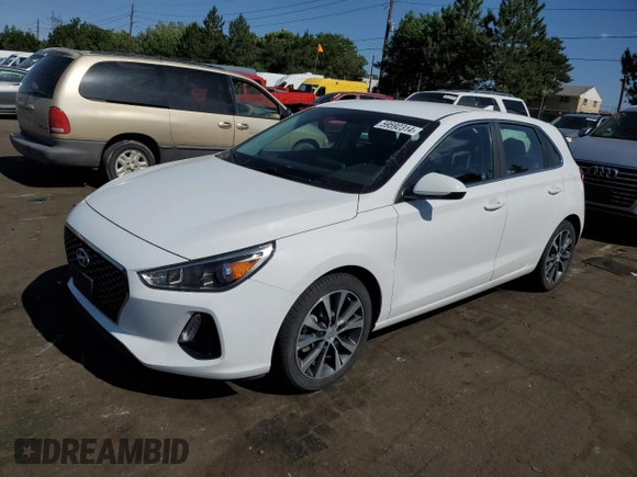 2019 Hyundai Elantra GT with VIN KMHH35LE0KU100024, listed as a Copart auction lot 59592314 with 74,876 mi miles and Clean Title. Bid and sale history available at carsss.com. Image 1.