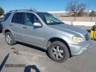 2002 Mercedes-Benz M 320/430/500 with VIN 4JGAB75EX2A358923, listed as a IAAI auction lot 41458903 with 134,623 mi miles and . Bid and sale history available at DreamBid. Image 1.
