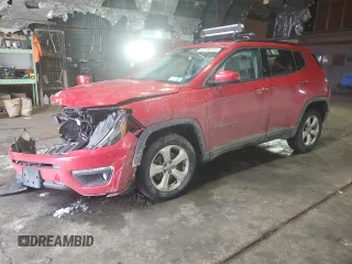 2018 Jeep Compass Latitude z VIN 3C4NJDBB9JT436892, wystawiony jako Copart lot #46238315 z przebiegiem 78 925 mil mil oraz Szkoda całkowita • Salvage title. Historia ofert i sprzedaży dostępna na DreamBid. Obrazek 1.