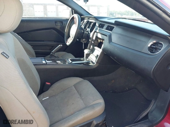 2012 Ford Mustang V6 Premium with VIN 1ZVBP8AM1C5287695, listed as a IAAI auction lot 41758145 with 174,211 mi miles. Bid and sale history available at carsss.com. Image 5.