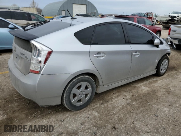 2011 Toyota Prius I with VIN JTDKN3DU5B0321950, listed as a Copart auction lot 41563984 with 169,431 mi miles and Salvage title. Bid and sale history available at DreamBid. Image 3.