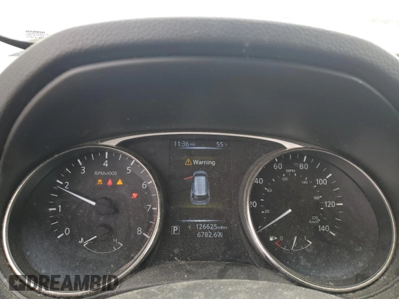 2016 Nissan Rogue S with VIN KNMAT2MT1GP683579, listed as a Copart auction lot 46114835 with 126,625 mi miles and Salvage Title. Bid and sale history available at carsss.com. Image 9.