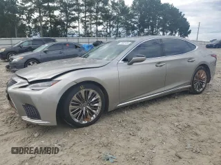 2021 Lexus LS with VIN JTHD51FF2M5014610, listed as a Copart auction lot 73633494 with 91,444 mi miles and Salvage Title. Bid and sale history available at carsss.com. Image 1.