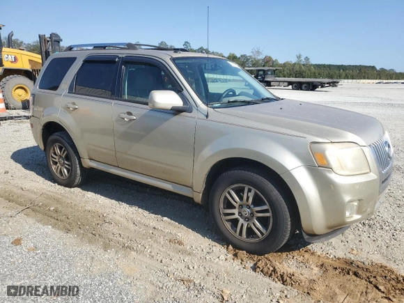 2010 Mercury Mariner Premier with VIN 4M2CN8H78AKJ08798, listed as a Copart auction lot 75897504 with 0 mi miles and Salvage Title. Bid and sale history available at carsss.com. Image 4.