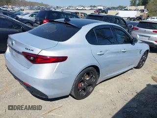 2021 Alfa Romeo Giulia Ti Sport with VIN ZARFAMBN1M7641345, listed as a IAAI auction lot 41856804 with 55,138 mi miles and . Bid and sale history available at DreamBid. Image 4.
