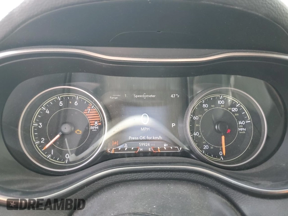 2019 Jeep Cherokee Trailhawk z VIN 1C4PJMBX5KD122328, wystawiony jako Copart lot #54066865 z przebiegiem 59 924 mil mil oraz Szkoda całkowita • Salvage title. Historia ofert i sprzedaży dostępna na DreamBid. Obrazek 9.