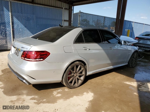 2015 Mercedes-Benz E-Class E 63 AMG S-Model with VIN WDDHF7GB6FB098391, listed as a Copart auction lot 46196283 with 90,787 mi miles. Bid and sale history available at carsss.com. Image 3.