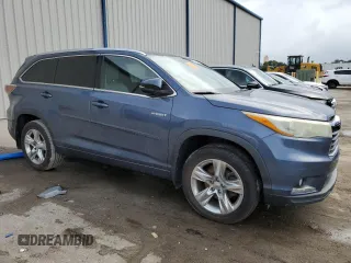 2014 Toyota Highlander Limited with VIN 5TDDCRFH6ES006853, listed as a Copart auction lot 41426685 with 110,001 mi miles and Non repairable. Bid and sale history available at DreamBid. Image 4.