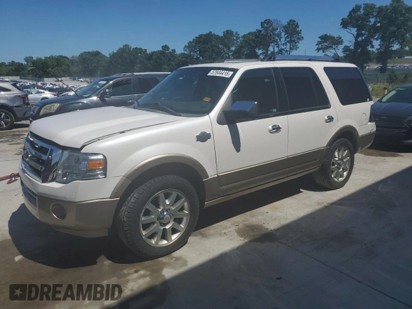 2014 Ford Expedition XLT with VIN 1FMJU1H5XEEF61472, listed as a Copart auction lot 57844415 with 182,792 mi miles and Salvage title. Bid and sale history available at DreamBid. Image 1.