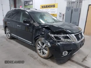 2014 Nissan Pathfinder S with VIN 5N1AR2MNXEC665453, listed as a IAAI auction lot 40354942 with 91,435 mi miles and . Bid and sale history available at DreamBid. Image 1.