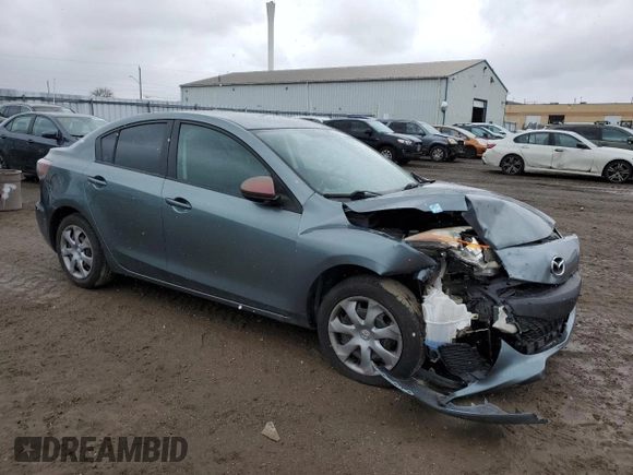 2012 Mazda 3 i Sport with VIN JM1BL1UFXC1544427, listed as a Copart auction lot 50167035 with 173,766 mi miles and Salvage Title. Bid and sale history available at DreamBid. Image 4.